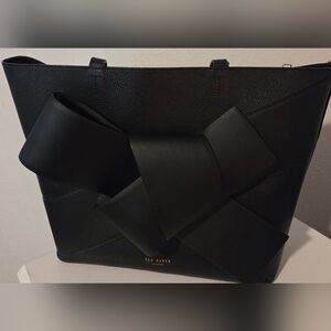 Ted Baker Black Tote with Oversized Bow